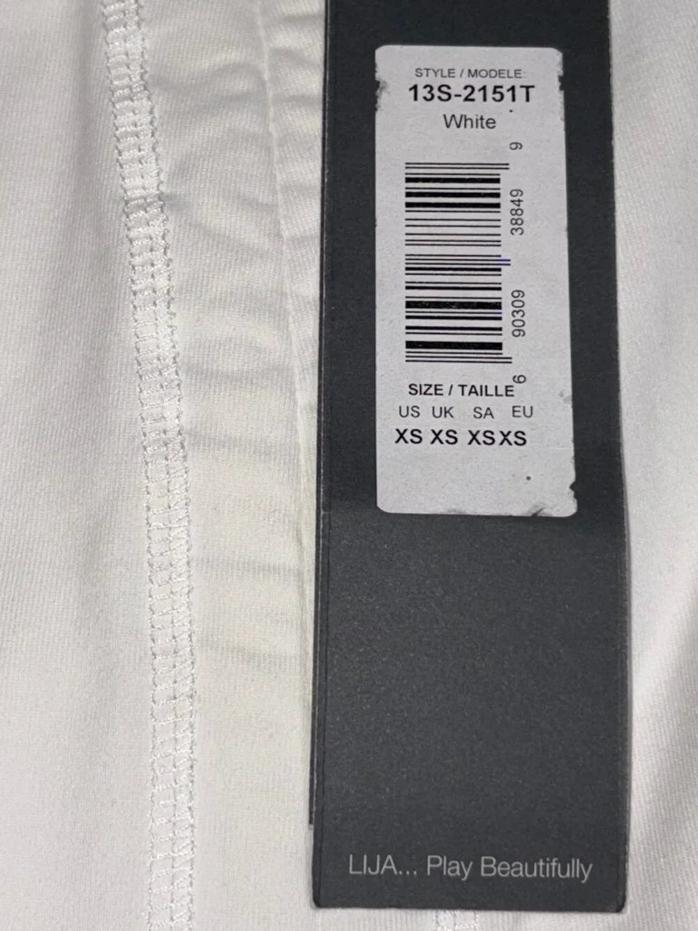 NWT LIJA Golf Skirted Leggings Skort Capri Size XS White